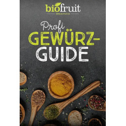 Der aktuelle Profi Gewürze-Guide von biofruit 2023