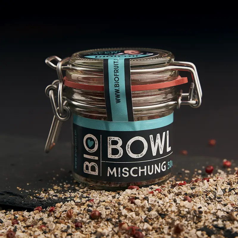 Die Bio-Asia Bowl-Mischung 50g im Bügelglas mit exklusivem Inka Salz